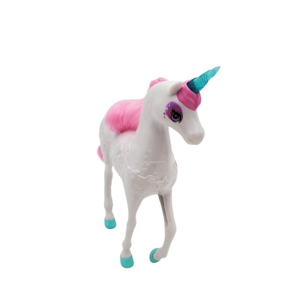 Light Up Barbie Dreamtopia Unicorn Horse Doll Sounds Sound Effects Rainbow Stars - Picture 7 of 8